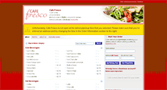 Desktop Screenshot of cafefresconyc.com